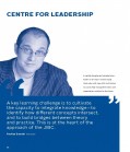 Centre for Leadership 2011-2012 Course Calendar