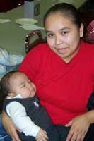 mom and baby