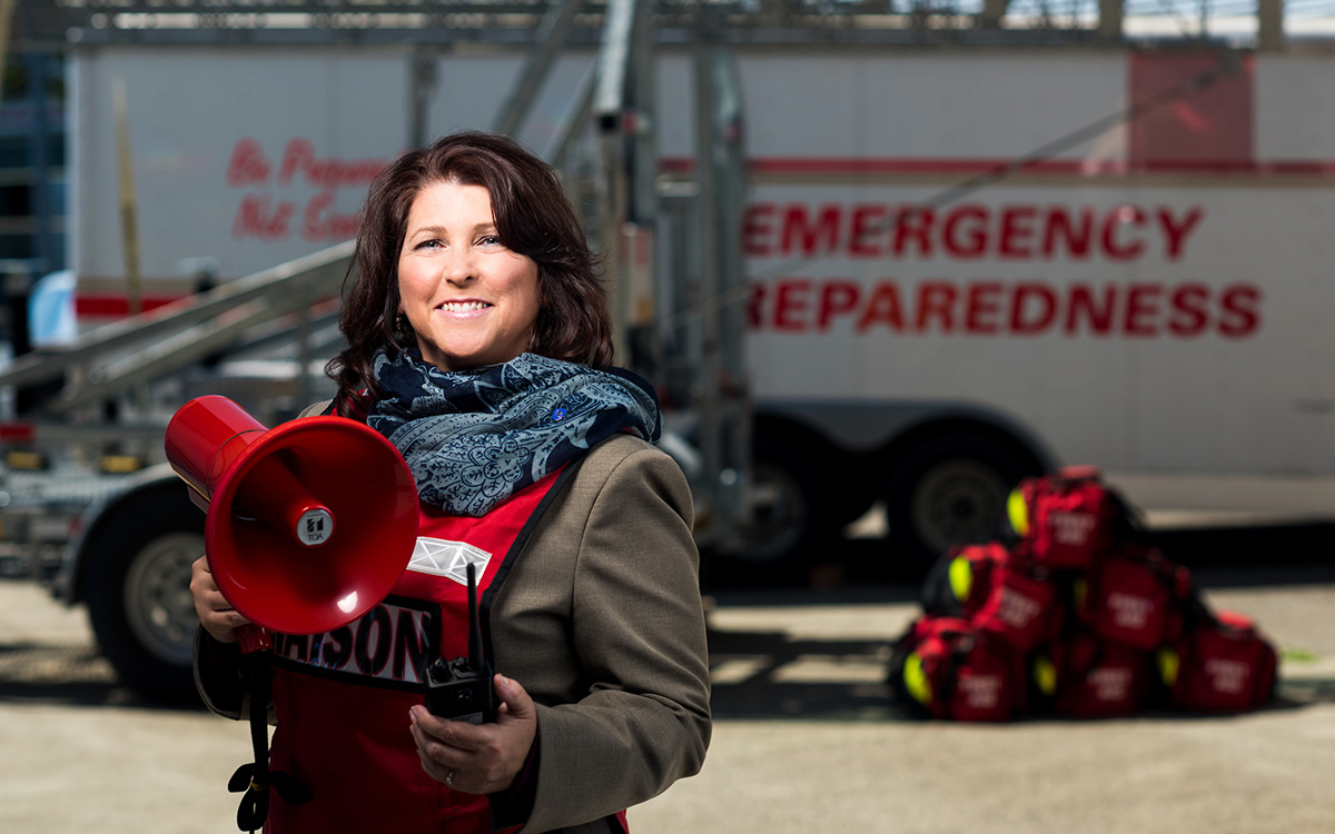 Tara Stroup oversees the emergency program for the City of Port Coquitlam. Thanks to her training in emergency management at JIBC, she helps ensure the city is prepared in case of a disaster. 