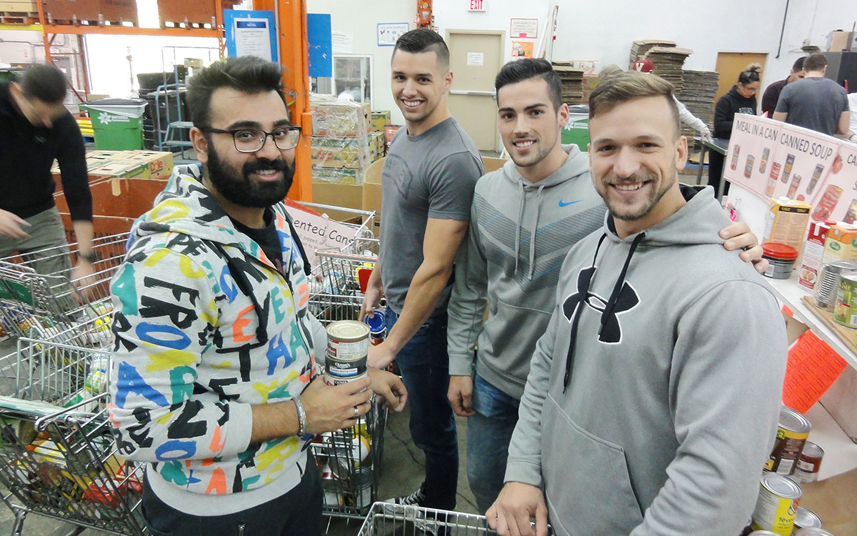 JIBC law enforcement studies students put in three-hour shifts at a food bank partly aimed at raising awareness that a person’s life situation is as relevant as the reason officers are called to begin with. depot in East Vancouver