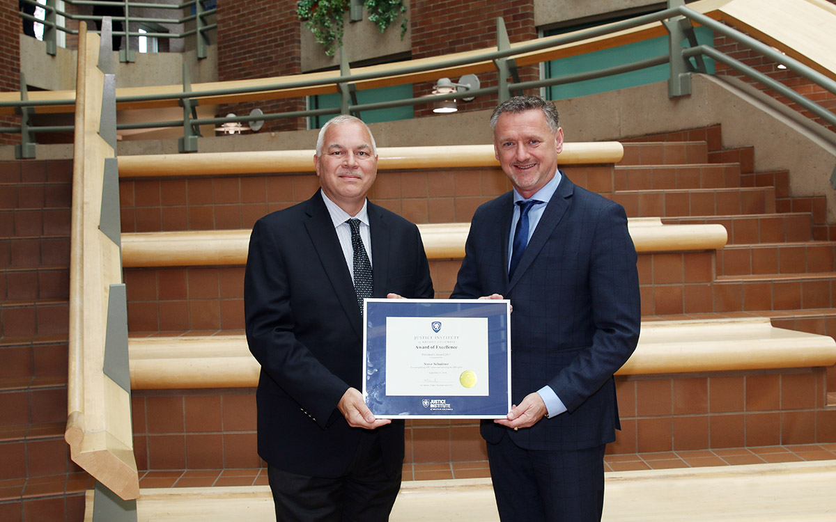 Steve Schnitzer is the 2018 recipient of the President's Award.