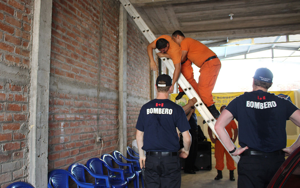 Firefighting graduates from JIBC completed a special deployment to El Salvador to support essential firefighter training.