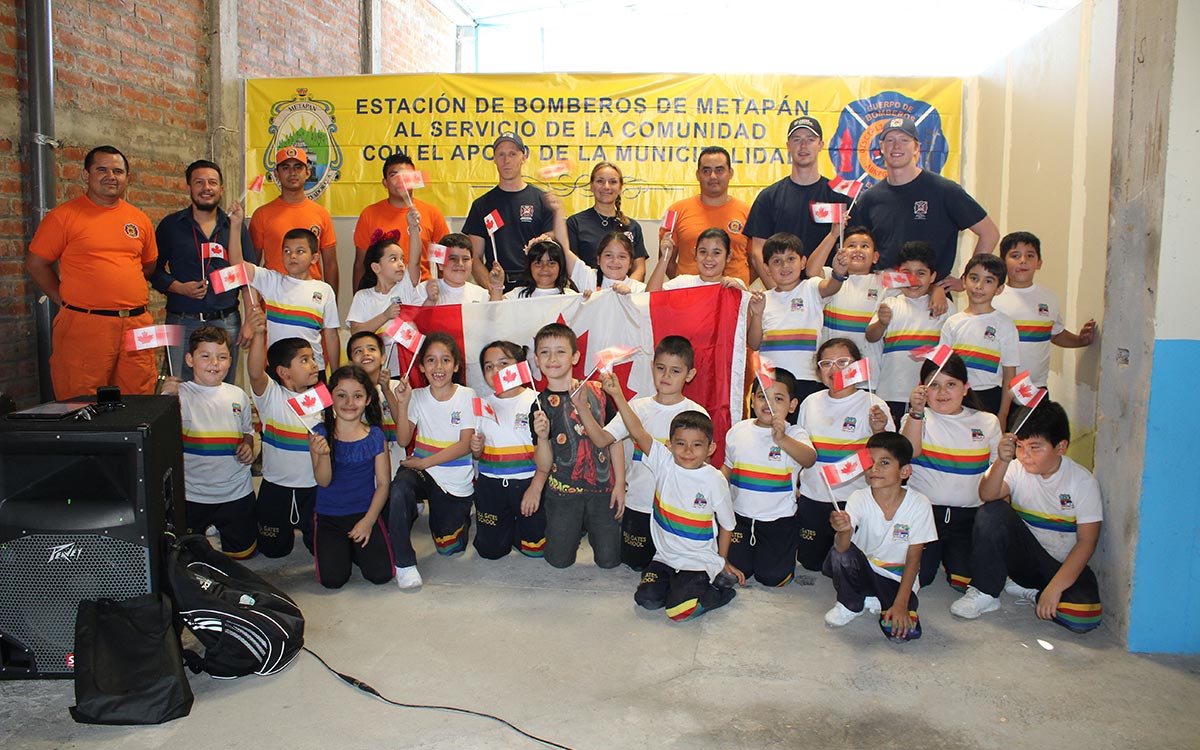 Firefighting graduates from JIBC completed a special deployment to El Salvador to support essential firefighter training.