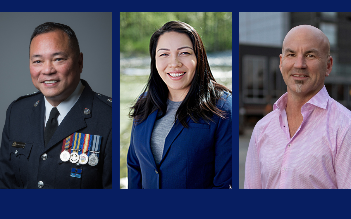 Kristen Rivers, William Sterritt and Terence Yung have been appointed to the JIBC Board of Governors