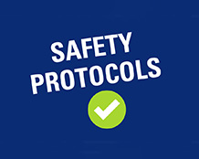 Icon of safety protocols