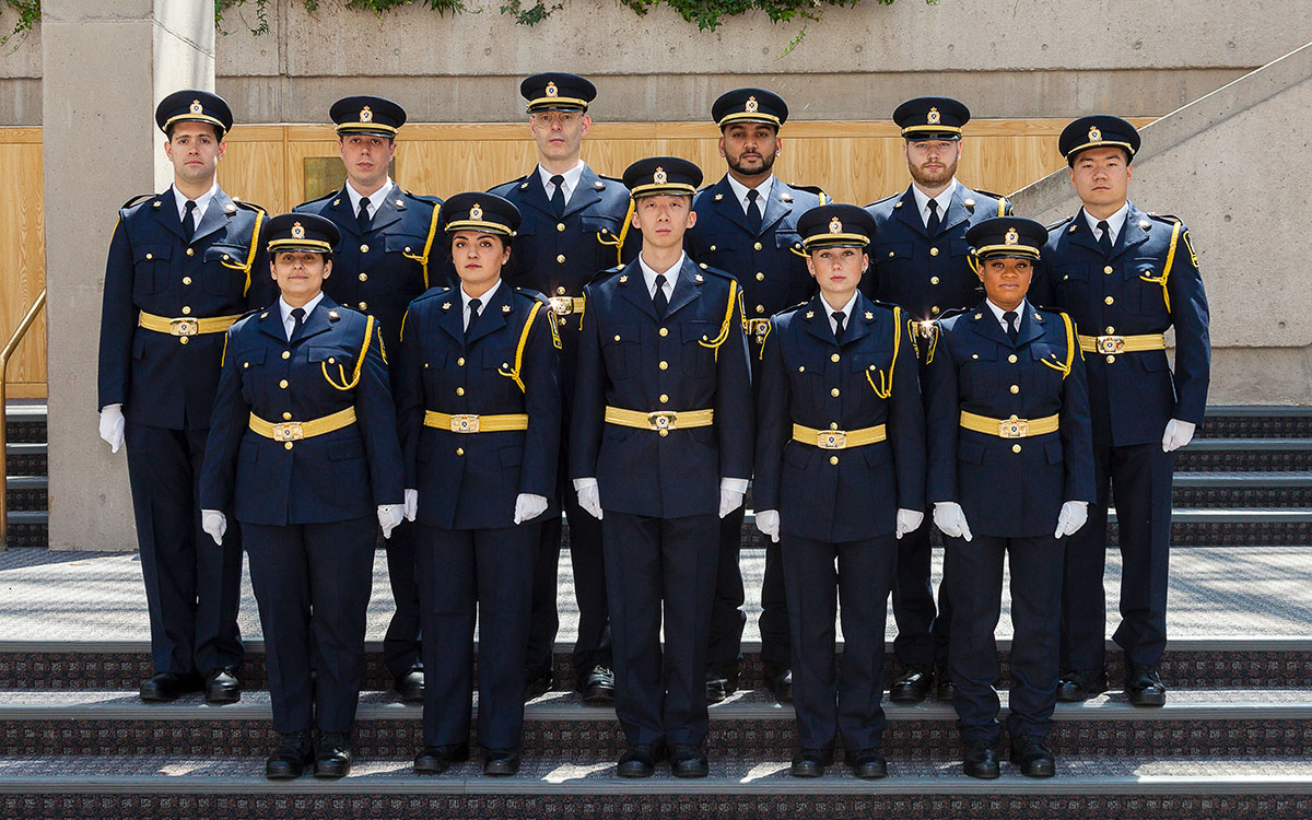 The newest class of BC Sheriff Service recruits graduated from the JIBC Sheriff Academy in a ceremony at the Vancouver Law Courts on June 30, 2022.