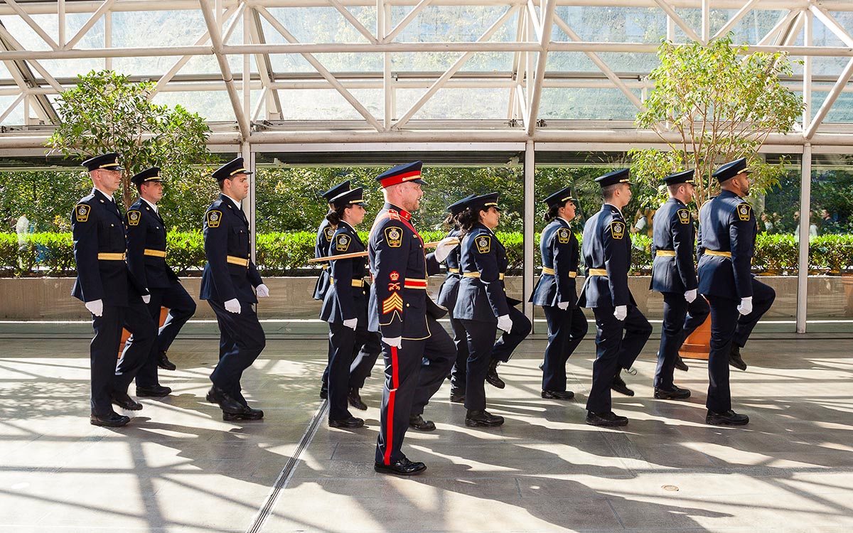 The latest class of recruits to the BC Sheriff Service graduated in a ceremony at the Vancouver Law Courts on June 30, 2022.