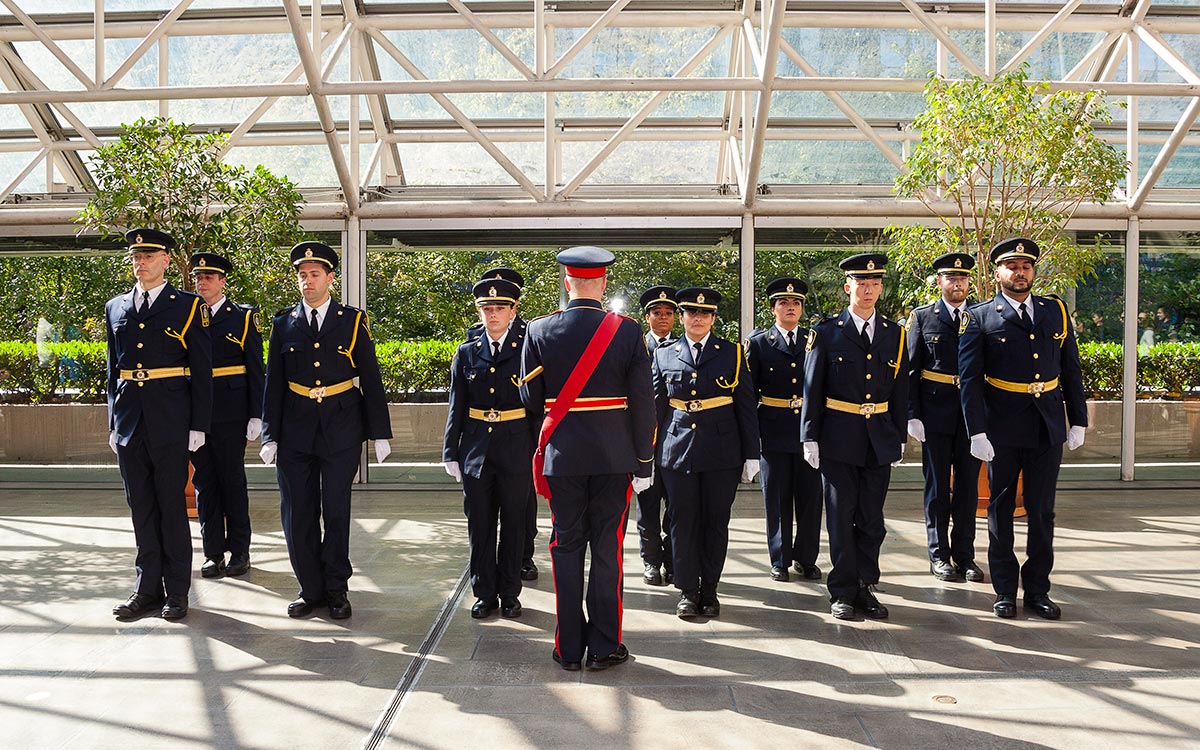 The latest class of recruits to the BC Sheriff Service graduated in a ceremony at the Vancouver Law Courts on June 30, 2022.