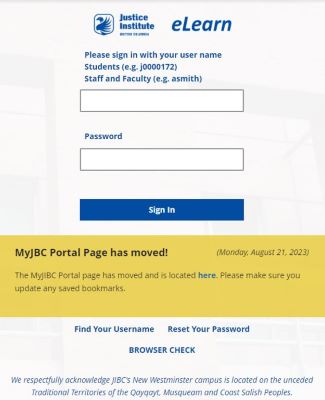 2023-SSC-myJIBC-login-Blackboard