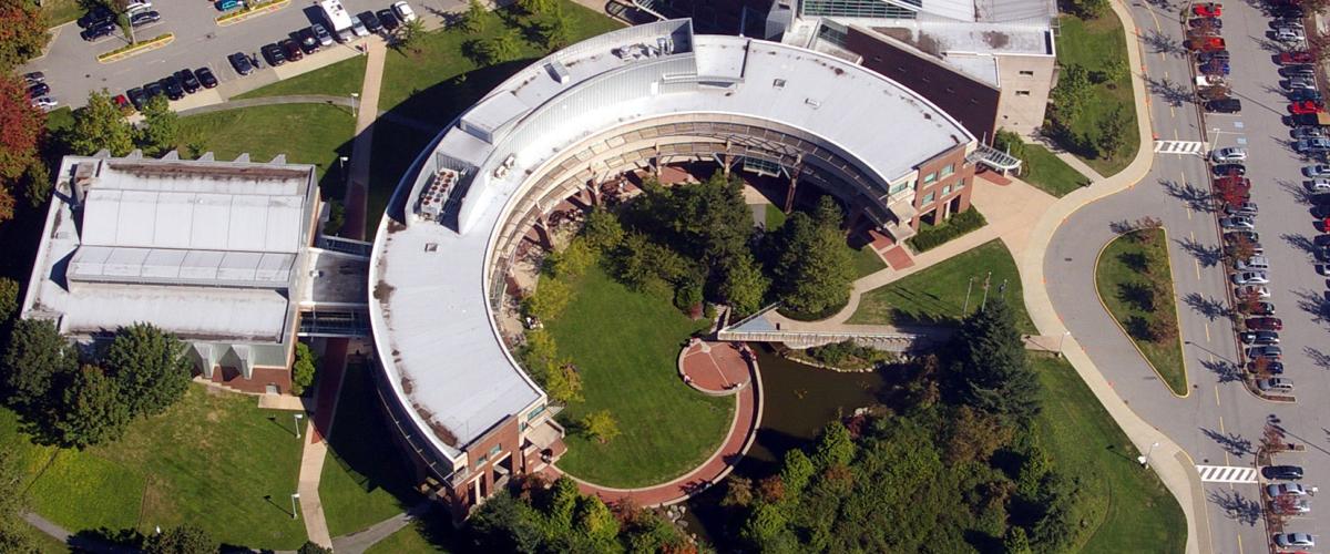 Aerial view of New Westminster campus