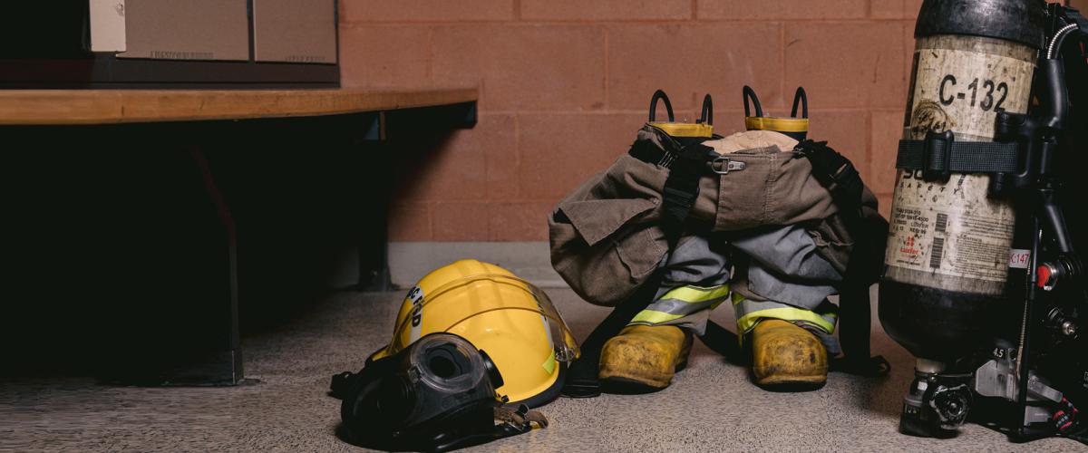 JIBC firefighter gear