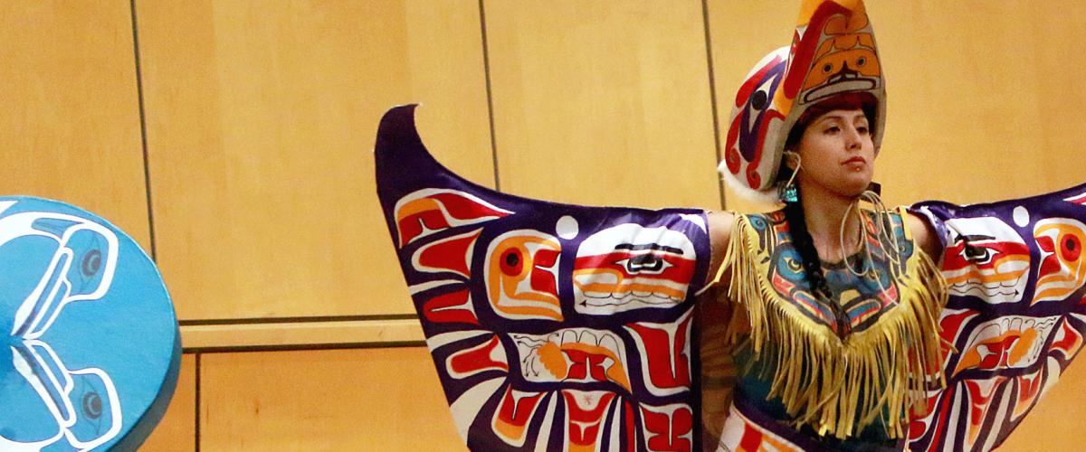 JIBC Office of Indigenization event-Dancers