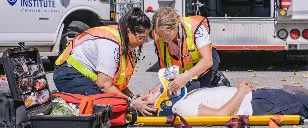 JIBC Paramedic students