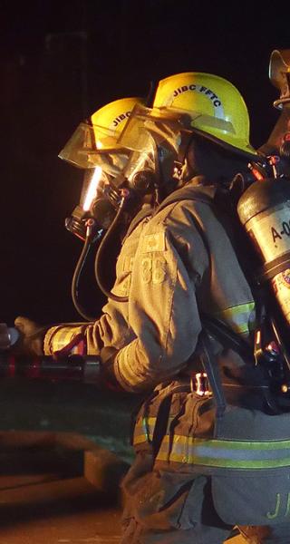 The hands-on, live-fire training for the part-time version of JIBC’s FFTC program is held on evenings and weekends over seven weeks.