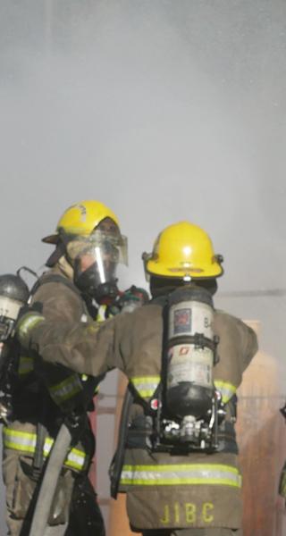 Thanks to a part-time firefighter training program at JIBC, Patrick Conley was able to pursue a career change while continuing his full-time job as a carpenter.