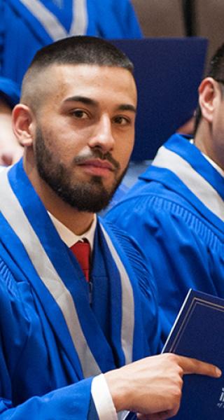 JIBC students graduating