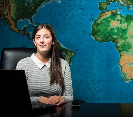 Casey Solis is an investigations manager at Canada's largest risk mitigation and investigation firm. Thanks to her JIBC education in intelligence analysis, she assists clients in a wide range of areas, from mergers and acquisitions to threat risk assessments.