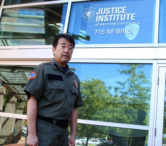 Hitoshi Igarashi recently completed course work in New Westminster as part of JIBC’s Emergency Management Certificate program. He hopes to adopt elements of the North American system of disaster response in Japan and other countries that he works with through the Community Emergency Management Institute of Japan.