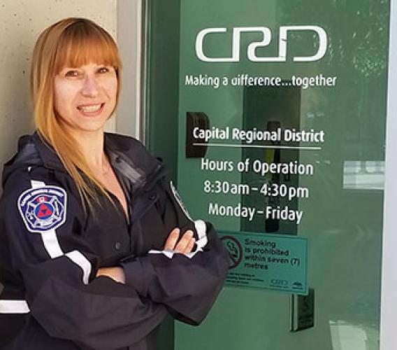 Melodie Hutmacher is now working in her dream job in emergency management after learning of the growing field and completing JIBC’s Bachelor of Emergency and Security Management Studies program.