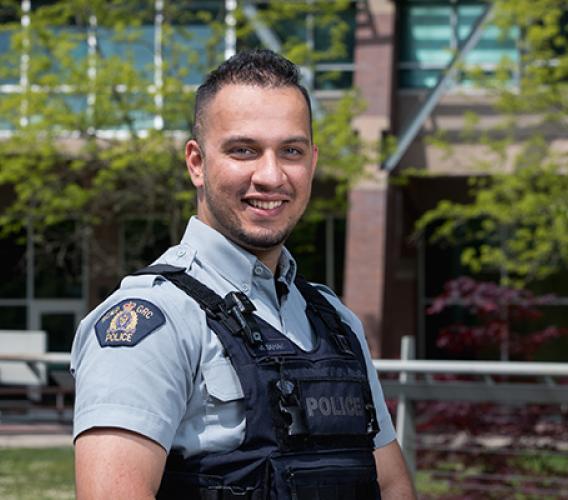 JIBC Law Enforcement Studies Diploma student