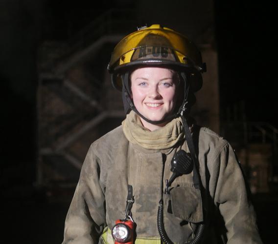Chantal MacLeod didn’t hesitate to enrolJIBC’s Fire Fighting Technologies Certificate program allowed Chantal MacLeod to continue working full-time while pursuing her dream of a firefighting career. 