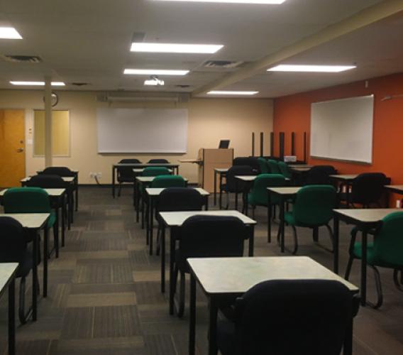 JIBC Victoria Campus classroom