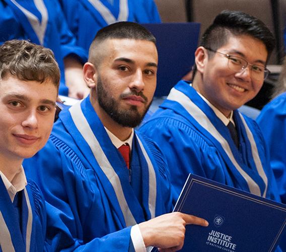 JIBC students graduating