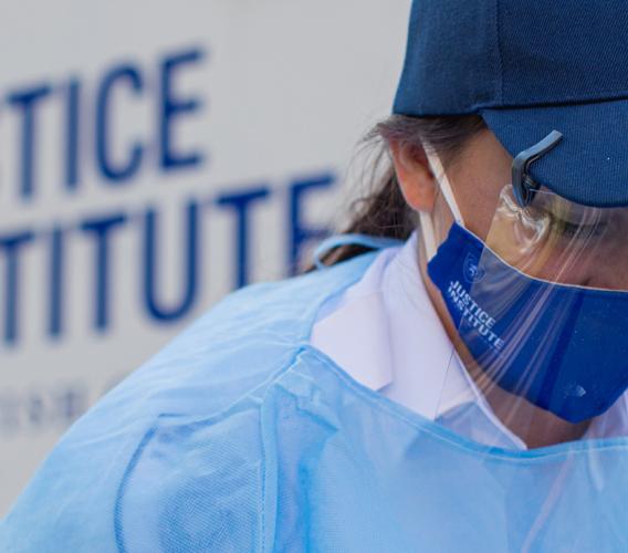 COVID-19 adaptations for the Primary Care Paramedic program now include a greater use of personal protective equipment.
