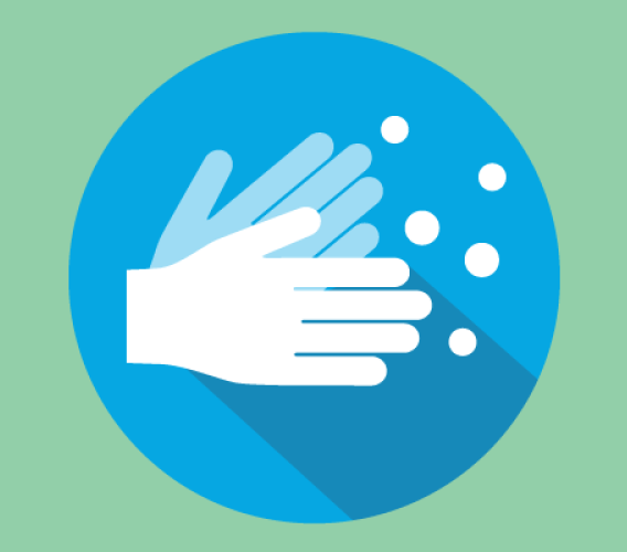 Wash your hands graphic