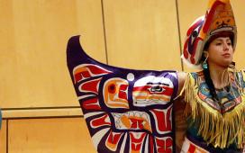 JIBC Office of Indigenization event-Dancers