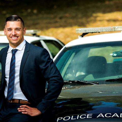 Sebastien Therrien’s pursuit of a career in policing led him to JIBC. Thanks to his JIBC degree, he’s now enrolled in graduate studies to further his education.