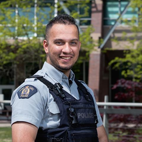 JIBC Law Enforcement Studies Diploma student