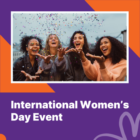 4 women smiling and laughing