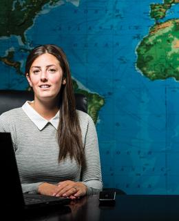 ​​​​​​​Casey Solis is an investigations manager at Canada's largest risk mitigation and investigation firm. Thanks to her JIBC education in intelligence analysis, she assists clients in a wide range of areas, from mergers and acquisitions to threat risk assessments. 