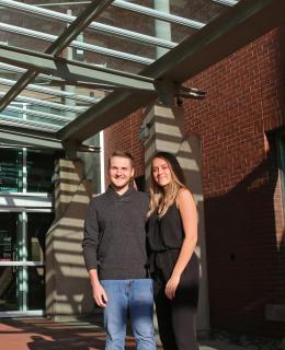 JIBC Bachelor of Law Enforcement Students Dayton DiSalvo and Emma Smith say they gained valuable life experience while on an exchange for a semester at the University of Portsmouth in the UK. 