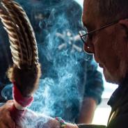 Smudging ceremony at JIBC