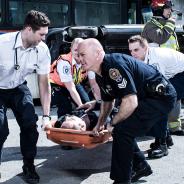 First Responders in a bus crash