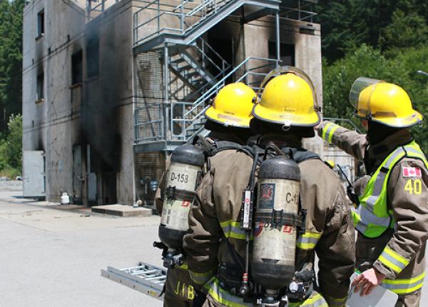 JIBC students at training