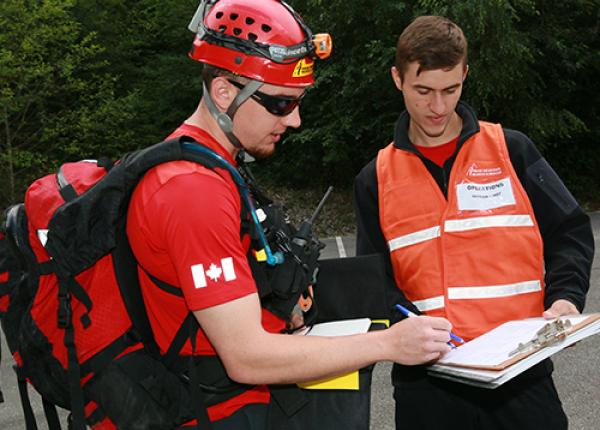 JIBC Search & Rescue students