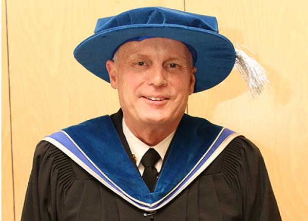 2017 Winter Honorary Degree recipient Stephen Gamble - photo taken 2020